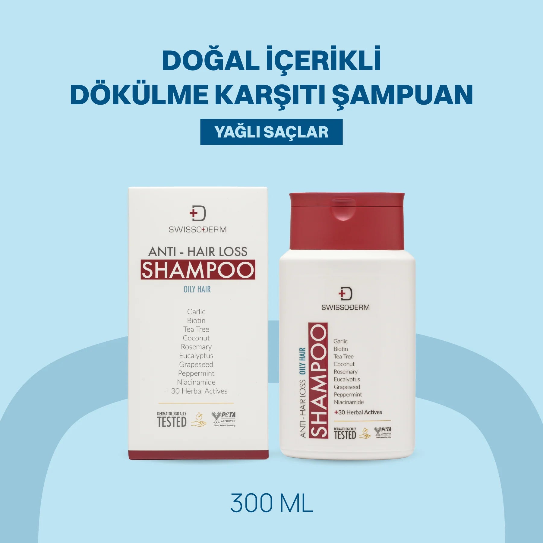 Swissoderm Dökülme Karşıtı Şampuan - Yağlı Saçlar İçin