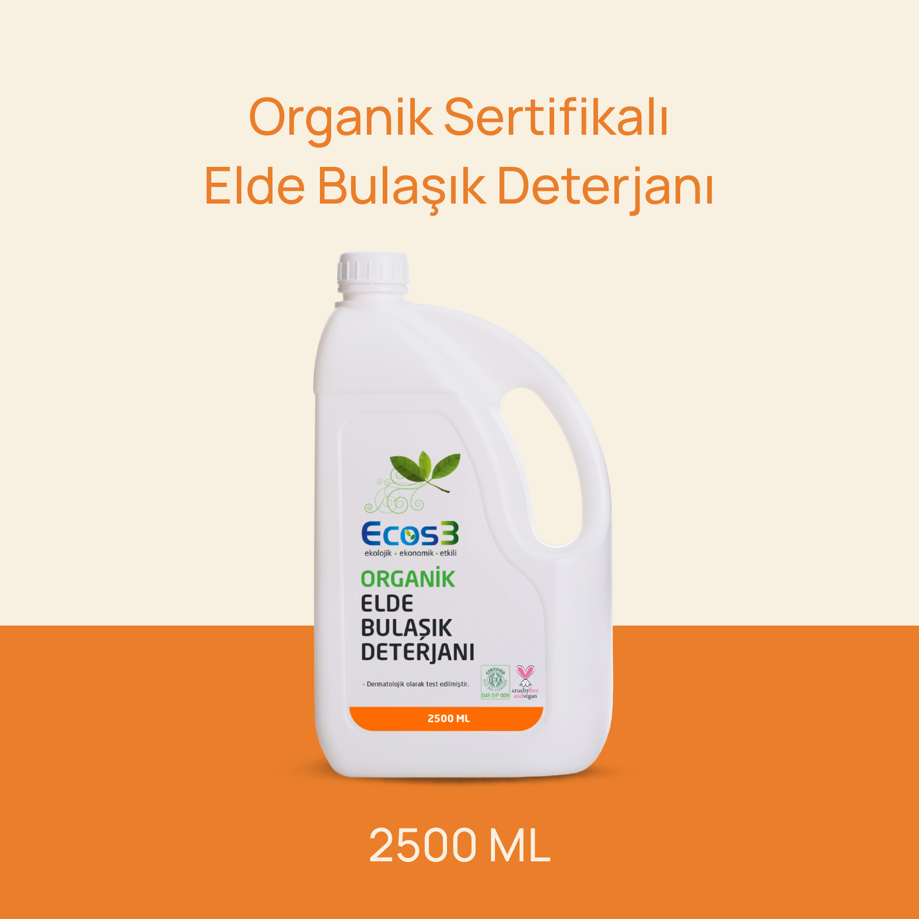 Ecos3 Organik Elde Bulaşık Deterjanı