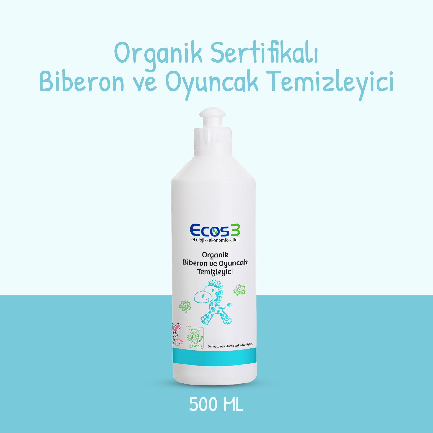 Ecos3 Organik Biberon Ve Oyuncak Temizleyici