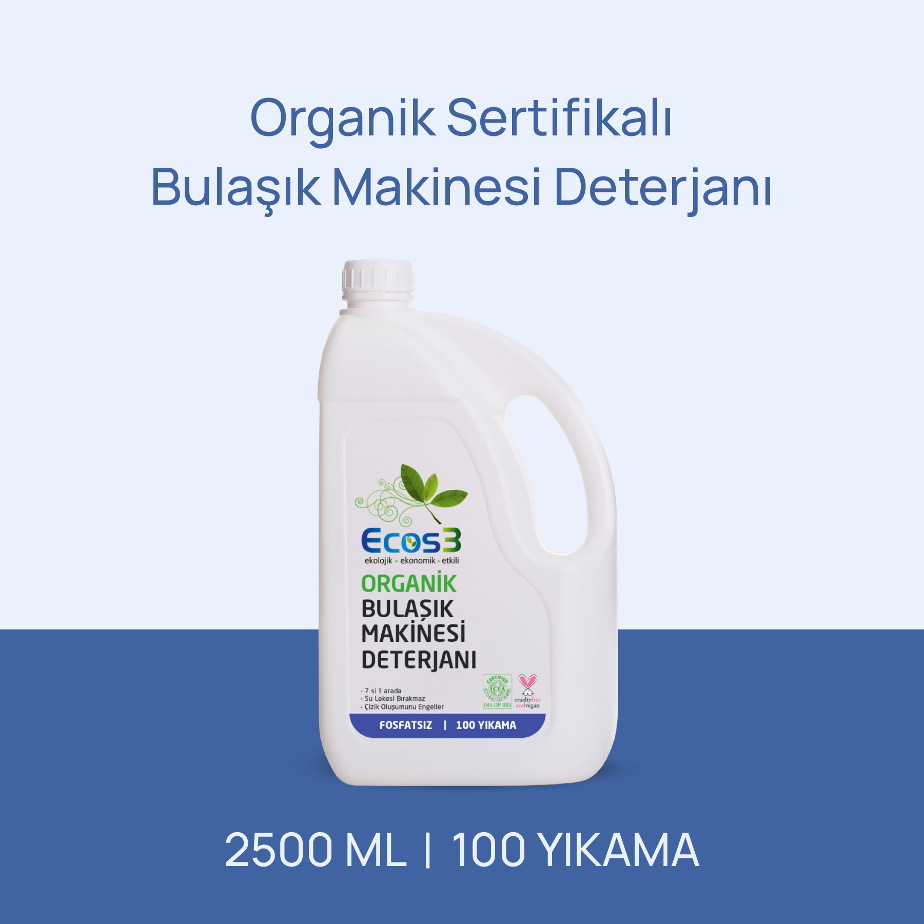 Ecos3 Organik Bulaşık Makinesi Jeli