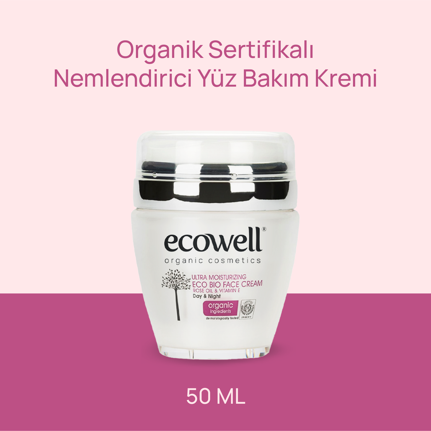Ecowell Ultra Nemlendirici ECO BIO Yüz Bakım Kremi