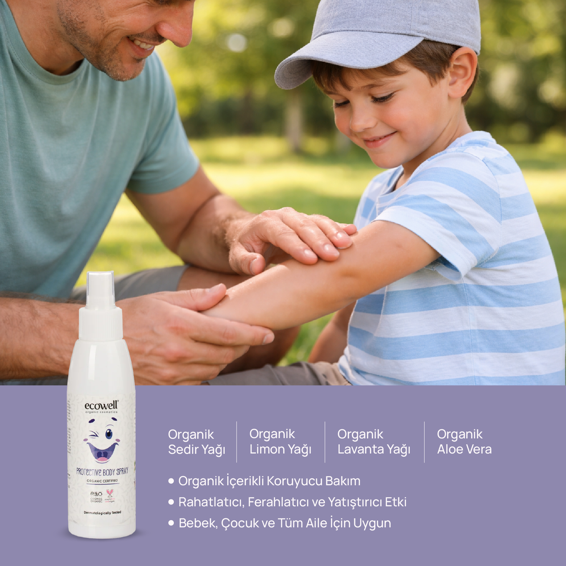 Ecowell Organik Bebek Koruyucu Sprey (Sinek Kovucu)