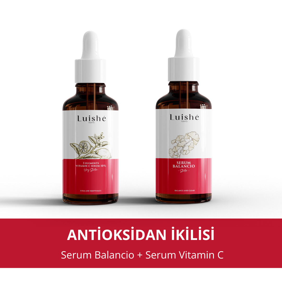 Luishe Tokyo Antioksidan İkilisi: Serum Balancio + Serum Vitamin C 10%