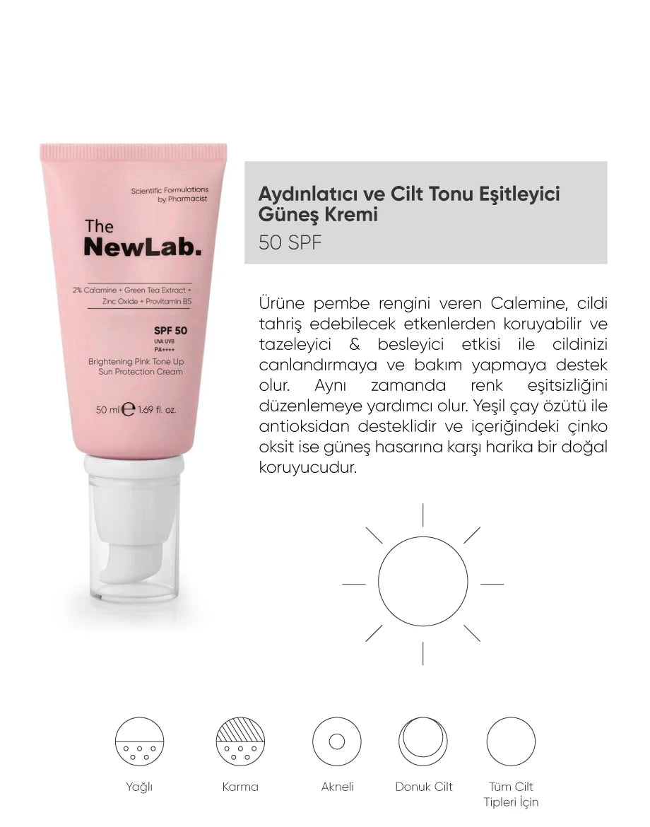 The NewLab Aydınlatıcı, Canlandırıcı ve Güneş Koruyucu Bakım Seti