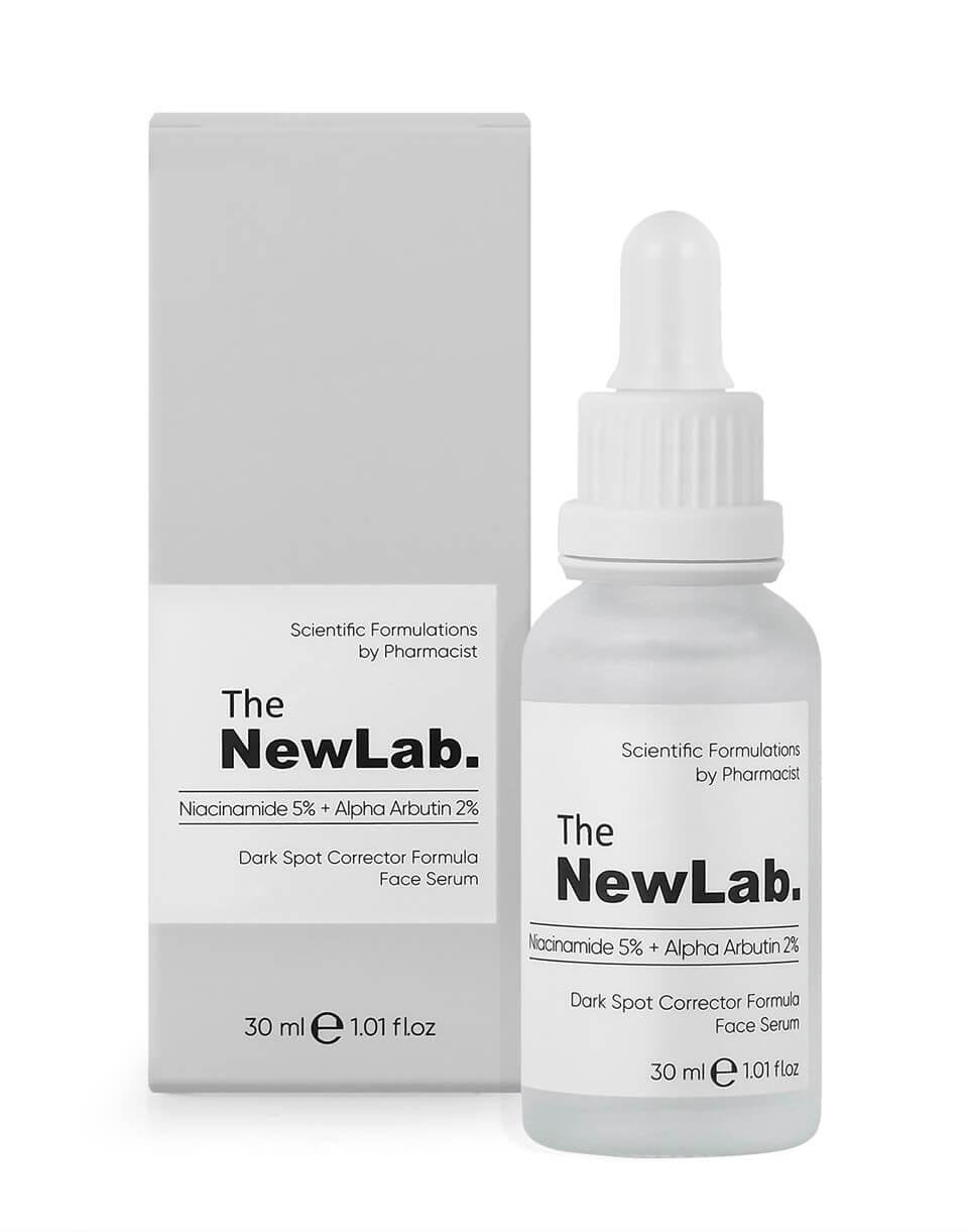 The NewLab Lekeli Ciltler İçin Aydınlatıcı Yüz Serumu Niacinamide 5% + Alpha Arbutin 2%