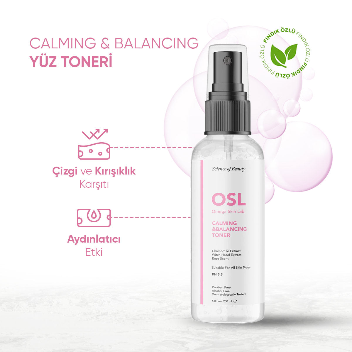 Omega Skin Lab Calming & Balancing Facial Toner