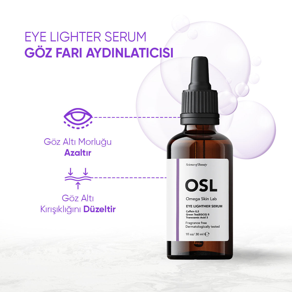 Omega Skin Lab Eye Lighter Serum