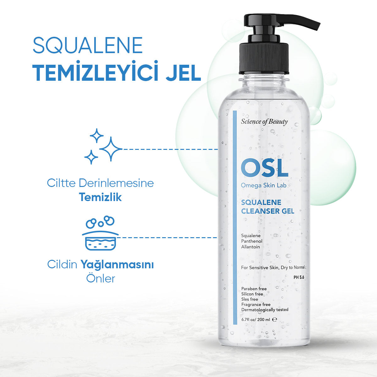 Omega Skin Lab Squalene Cleanser Gel