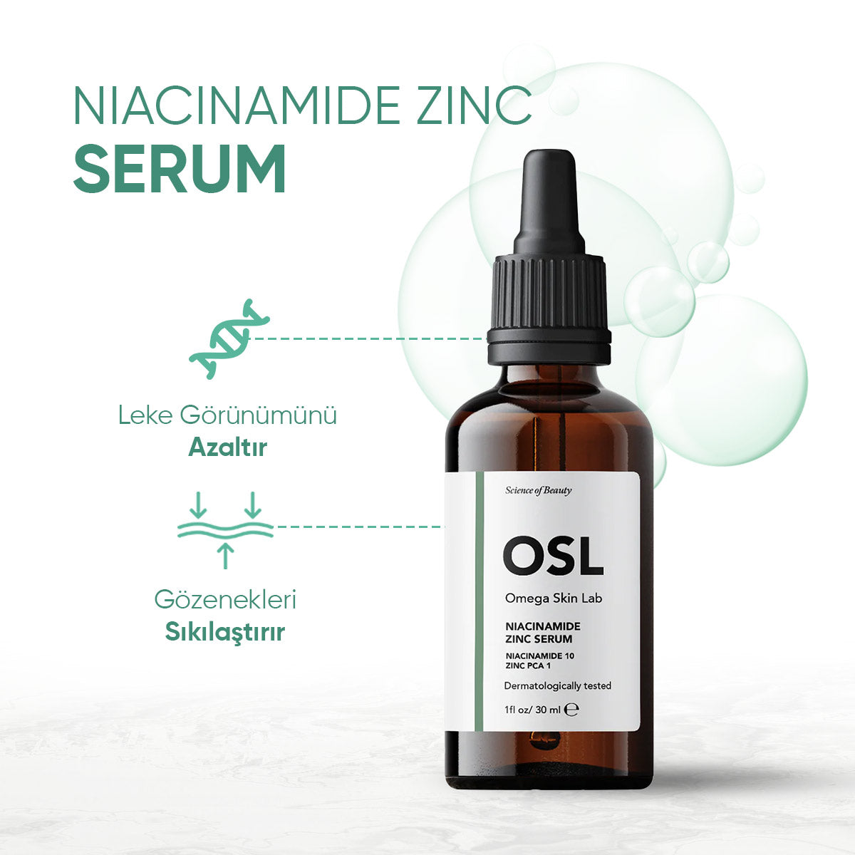 Omega Skin Lab Niacinamide Zinc Serum