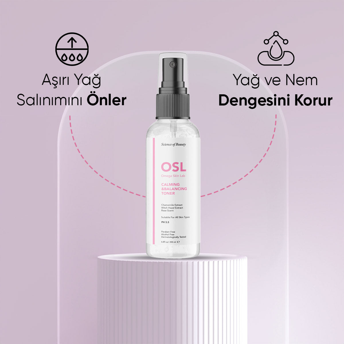 Omega Skin Lab Calming & Balancing Facial Toner