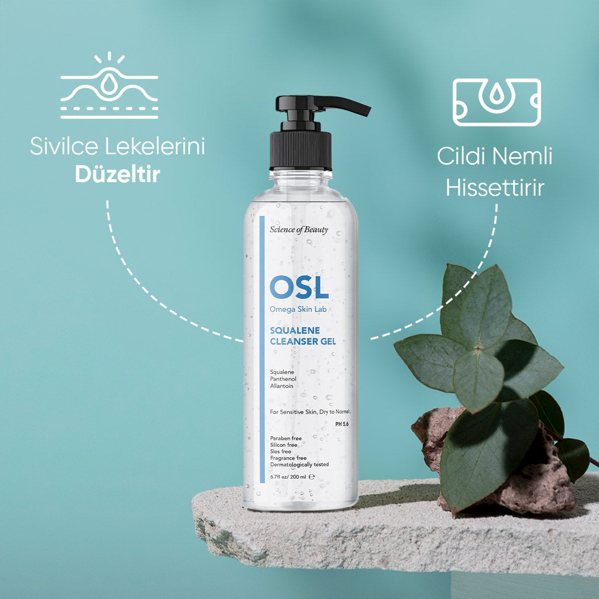 Omega Skin Lab Squalene Cleanser Gel