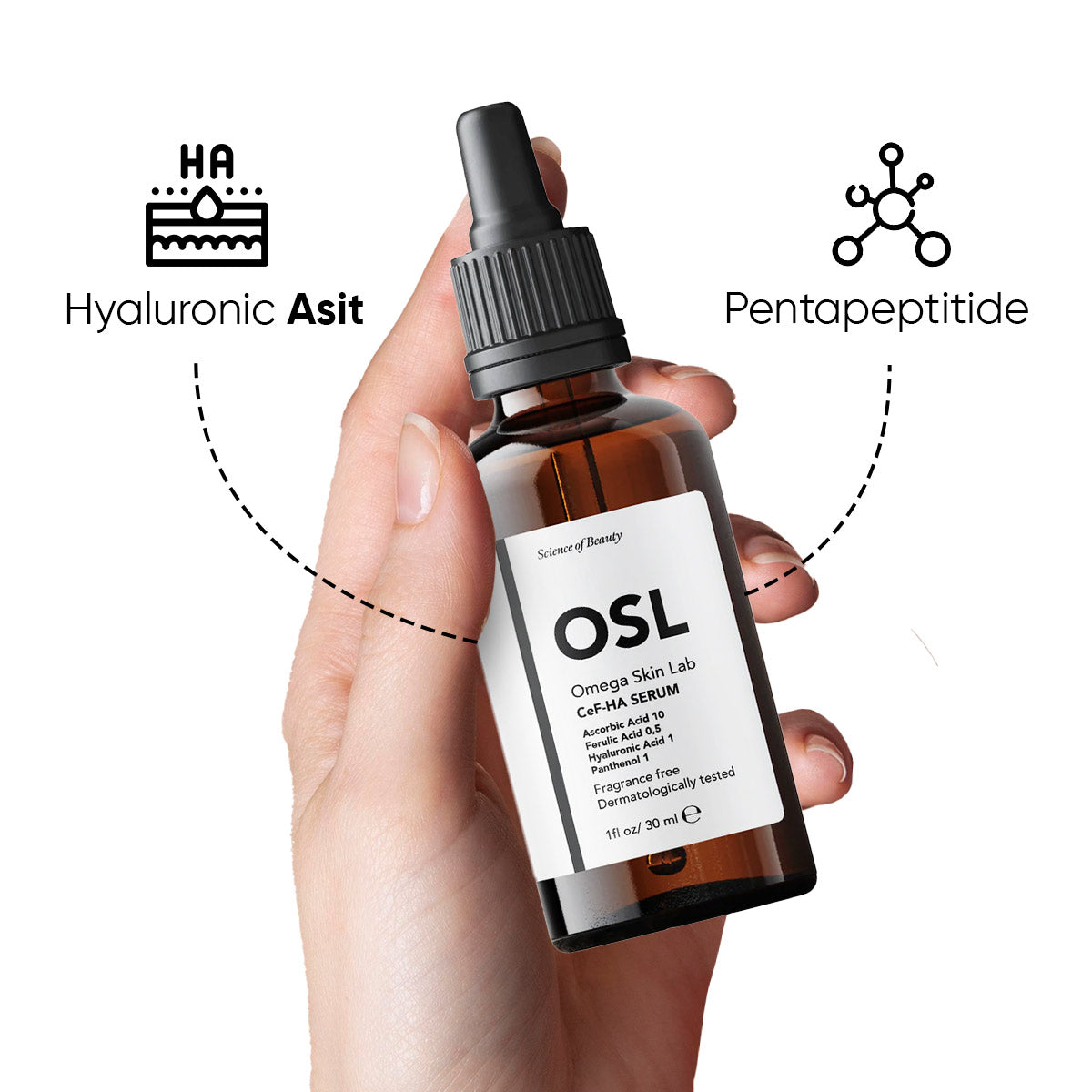 Omega Skin Lab CeF-HA Serum
