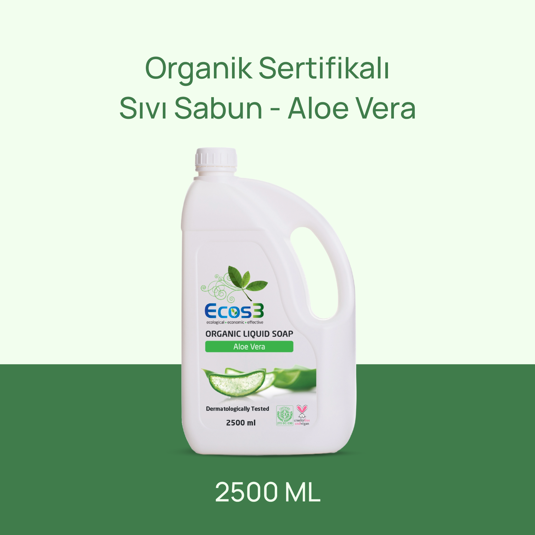 Ecos3 Organik Sıvı Sabun Aloevera