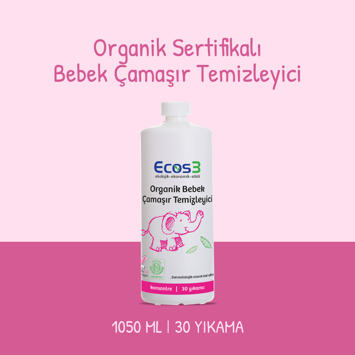 Ecos3 Organik Bebek Çamaşır Temizleyici
