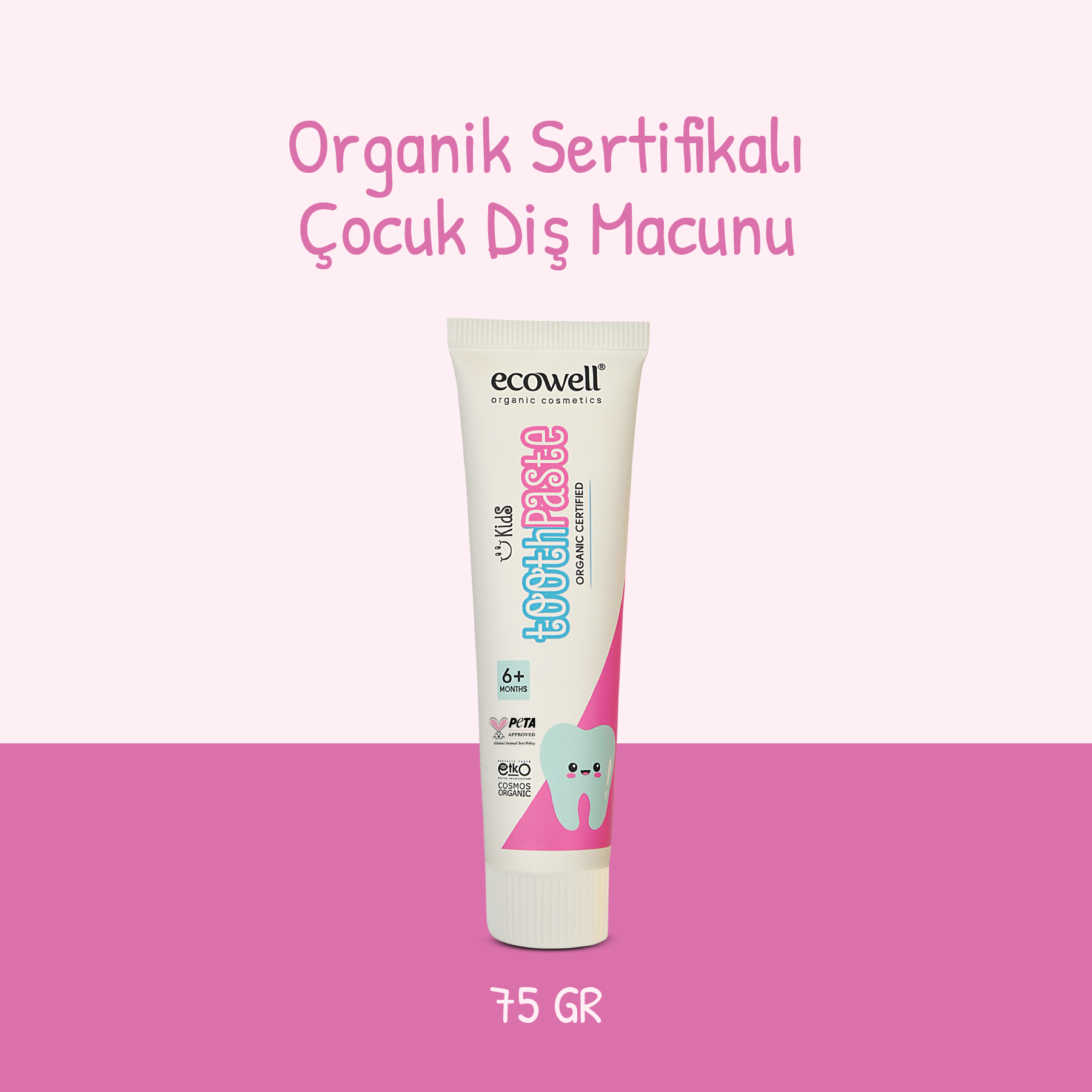 Ecowell Organik Çocuk Diş Macunu