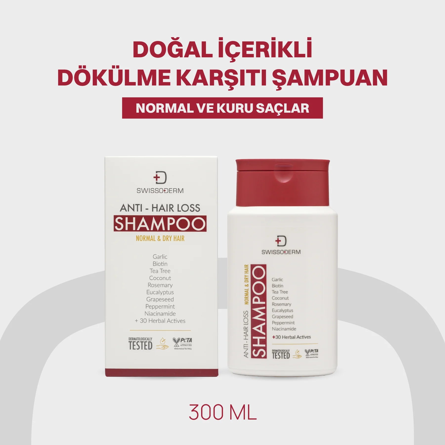 Swissoderm Dökülme Karşıtı Şampuan - Normal ve Kuru Saçlar İçin