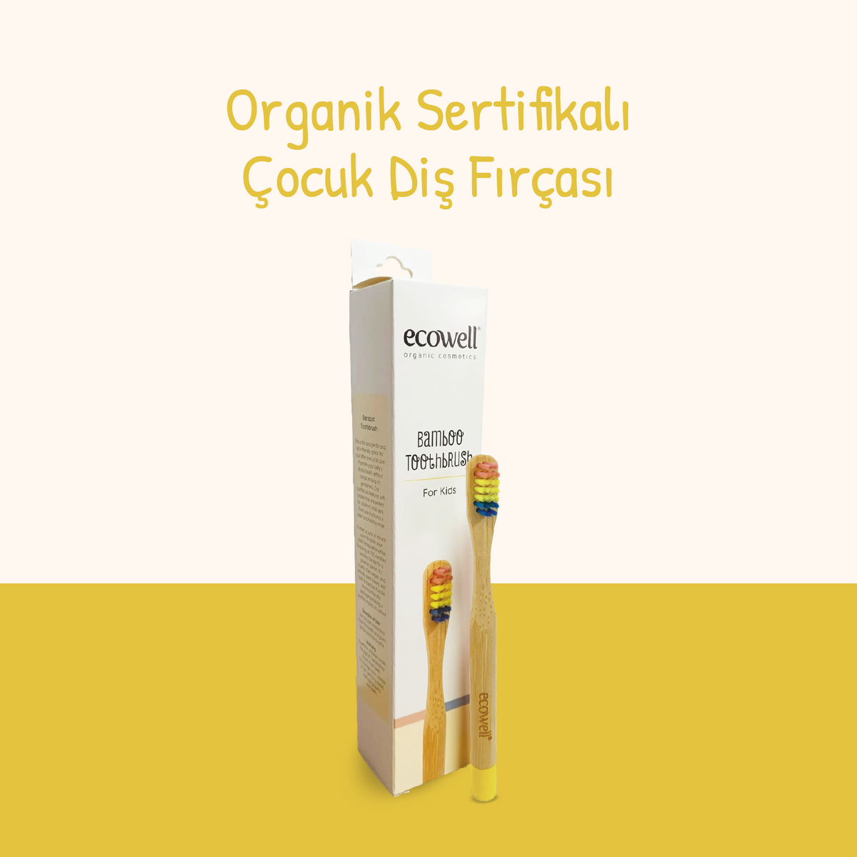 Ecowell Bambu Çocuk Diş Fırçası