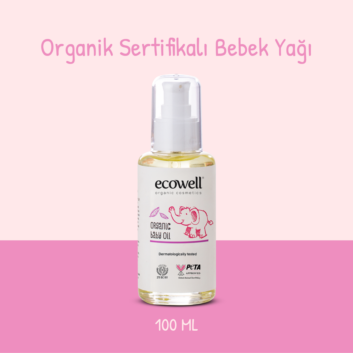 Ecowell Organik Bebek Yağı
