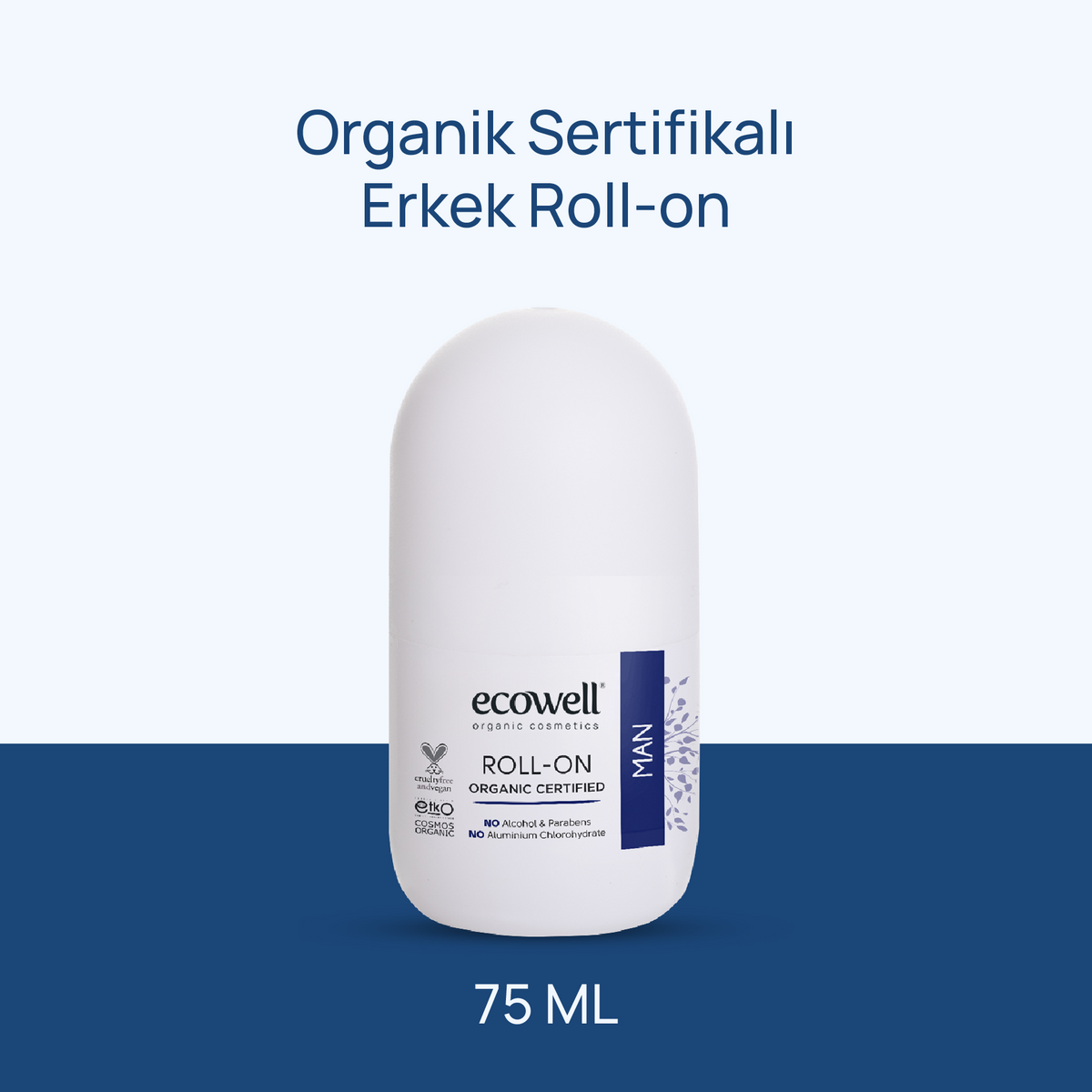 Ecowell Organik Roll-On Deodorant