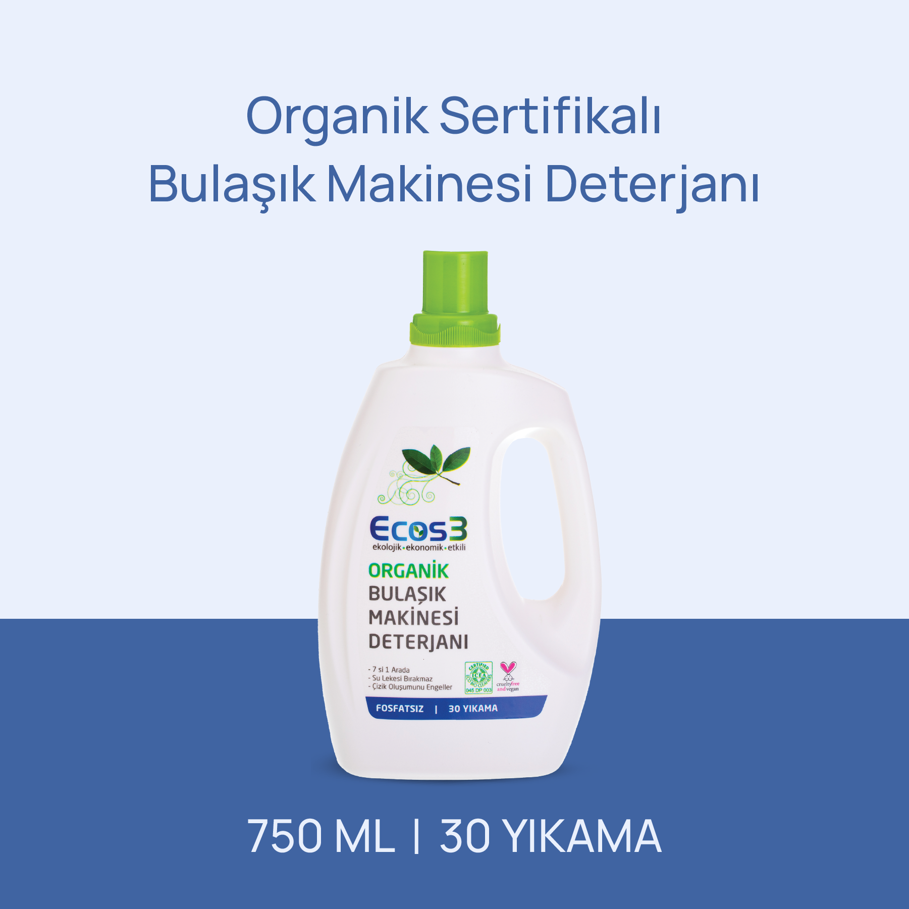 Ecos3 Organik Bulaşık Makinesi Jeli