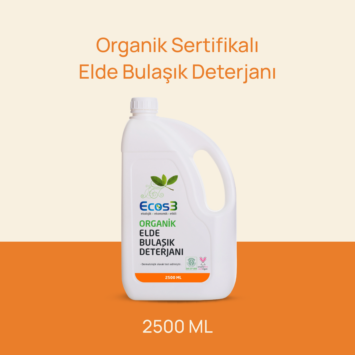 Ecos3 Organik Elde Bulaşık Deterjanı