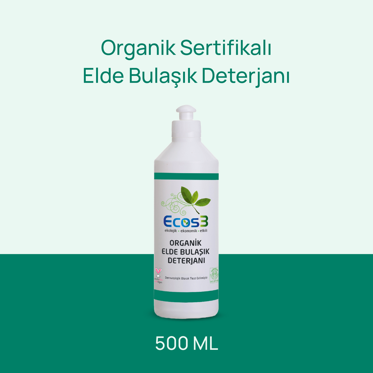 Ecos3 Organik Elde Bulaşık Deterjanı