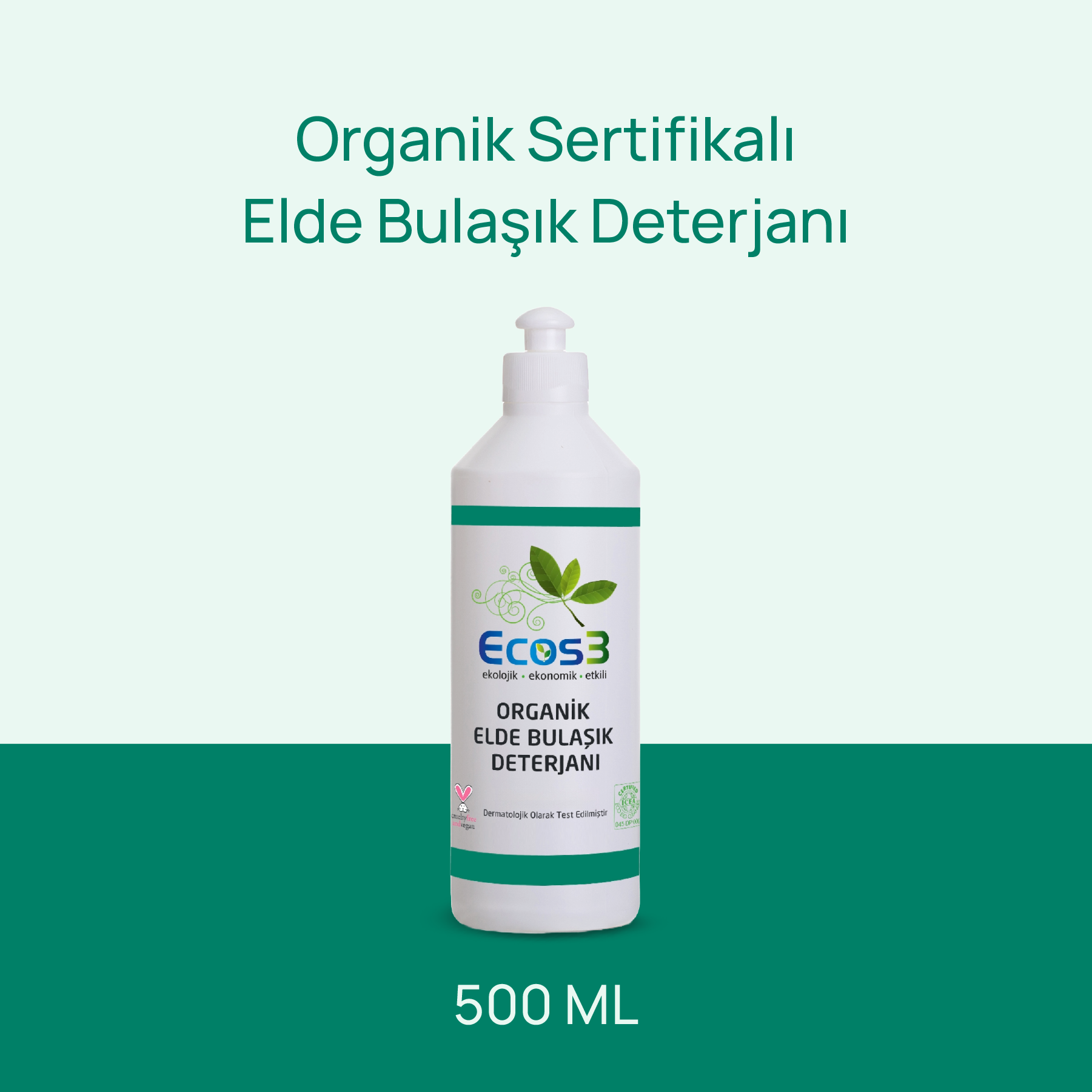 Ecos3 Organik Elde Bulaşık Deterjanı