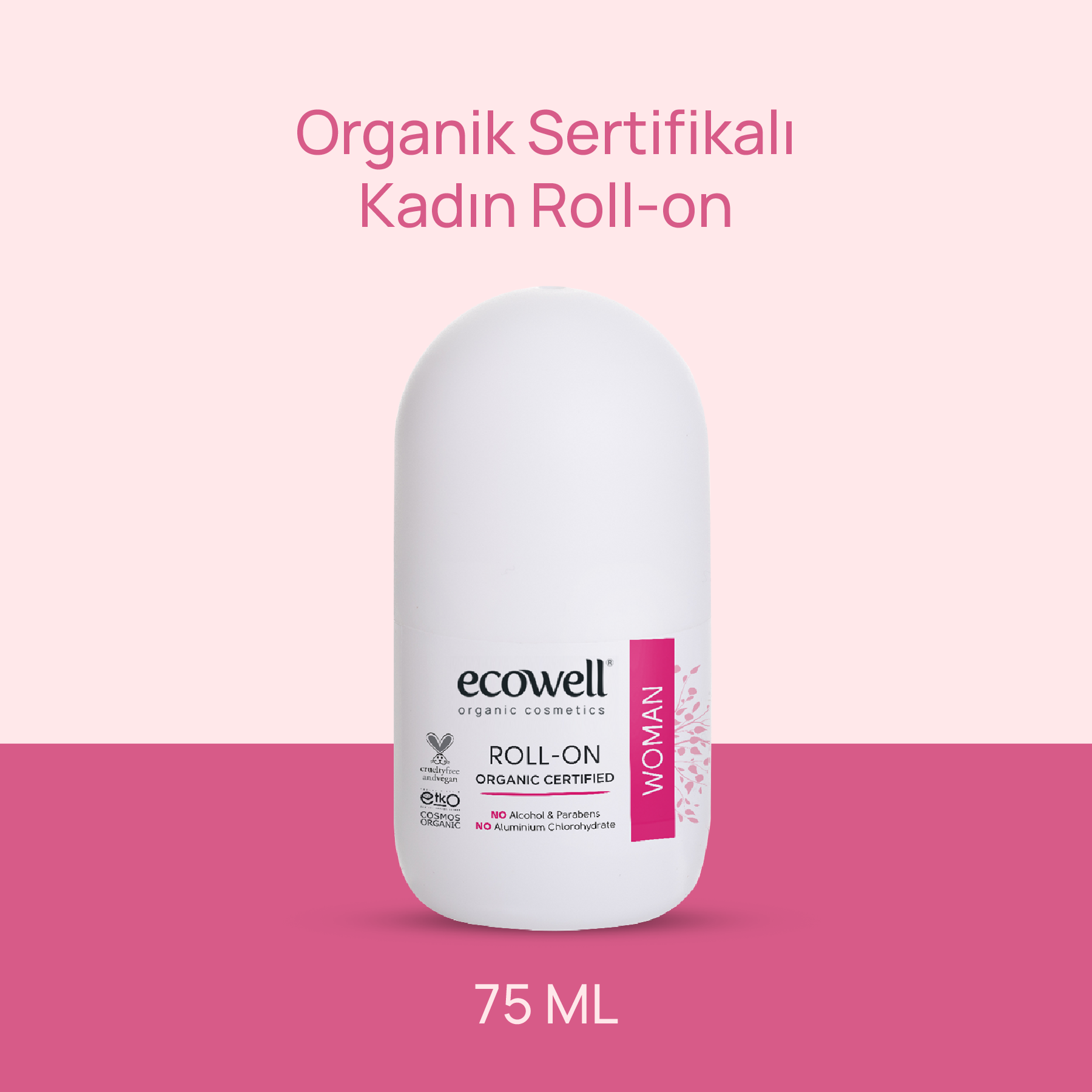Ecowell Organik Roll-On Deodorant