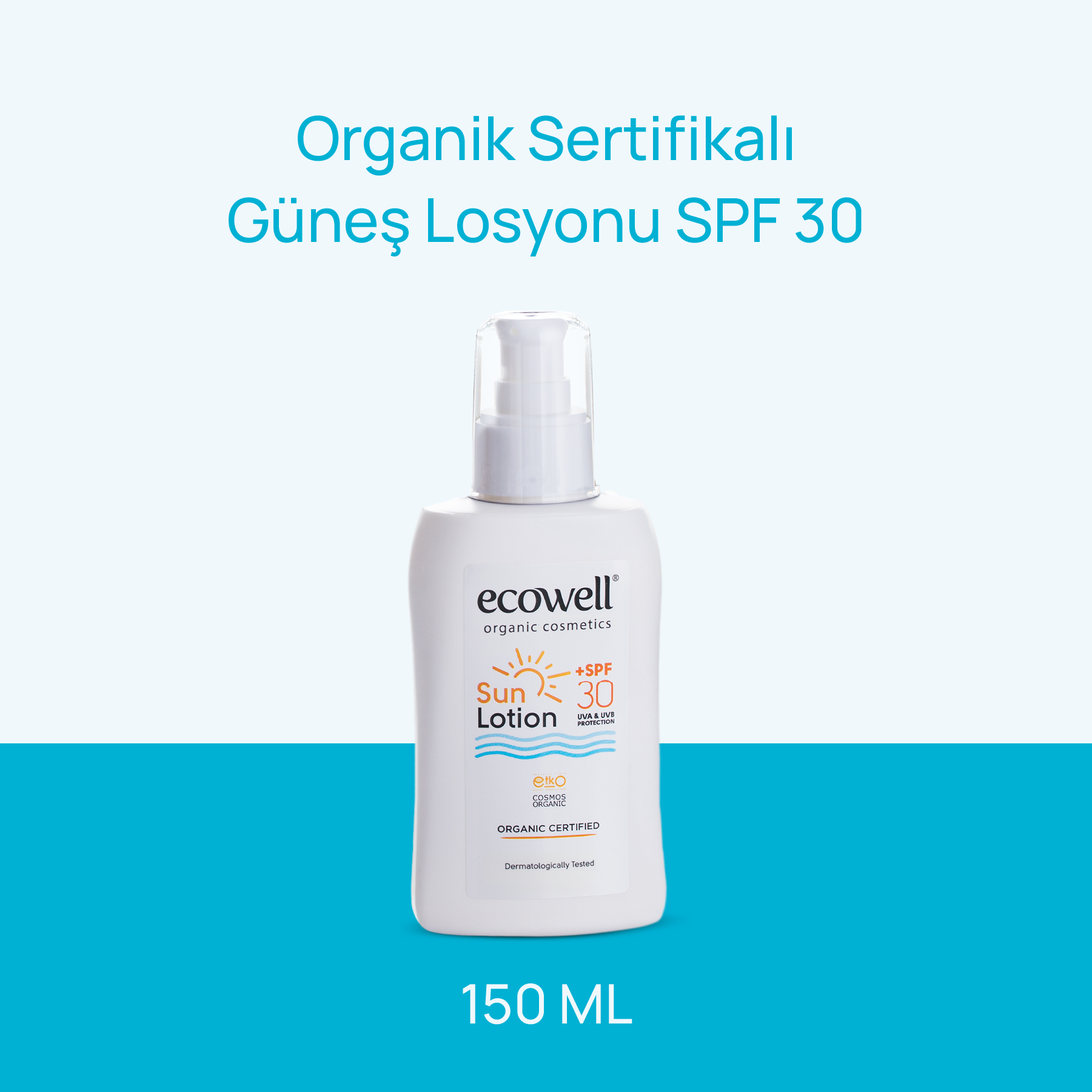 Ecowell Organik Güneş Losyonu SPF30