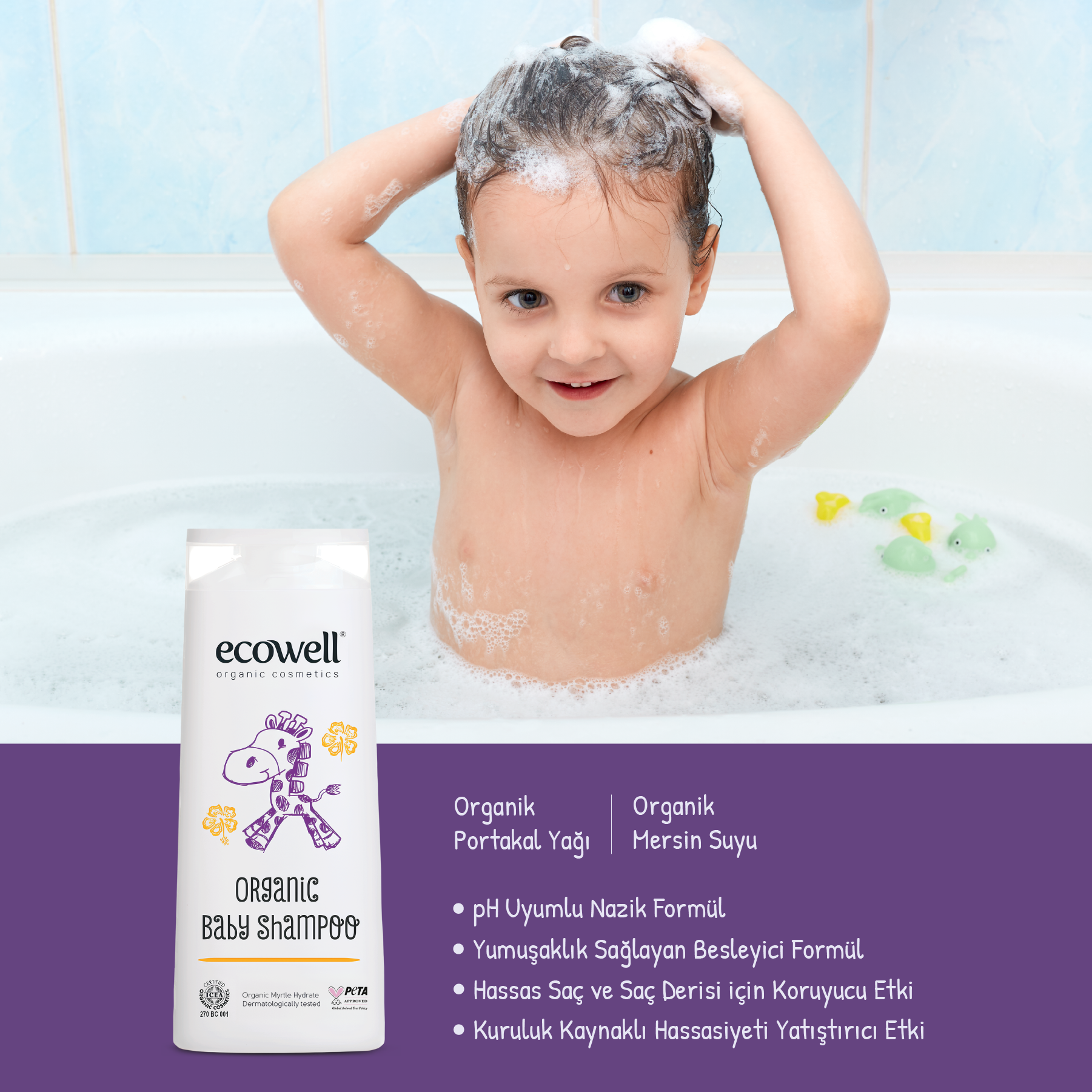 Ecowell Bebek Şampuanı