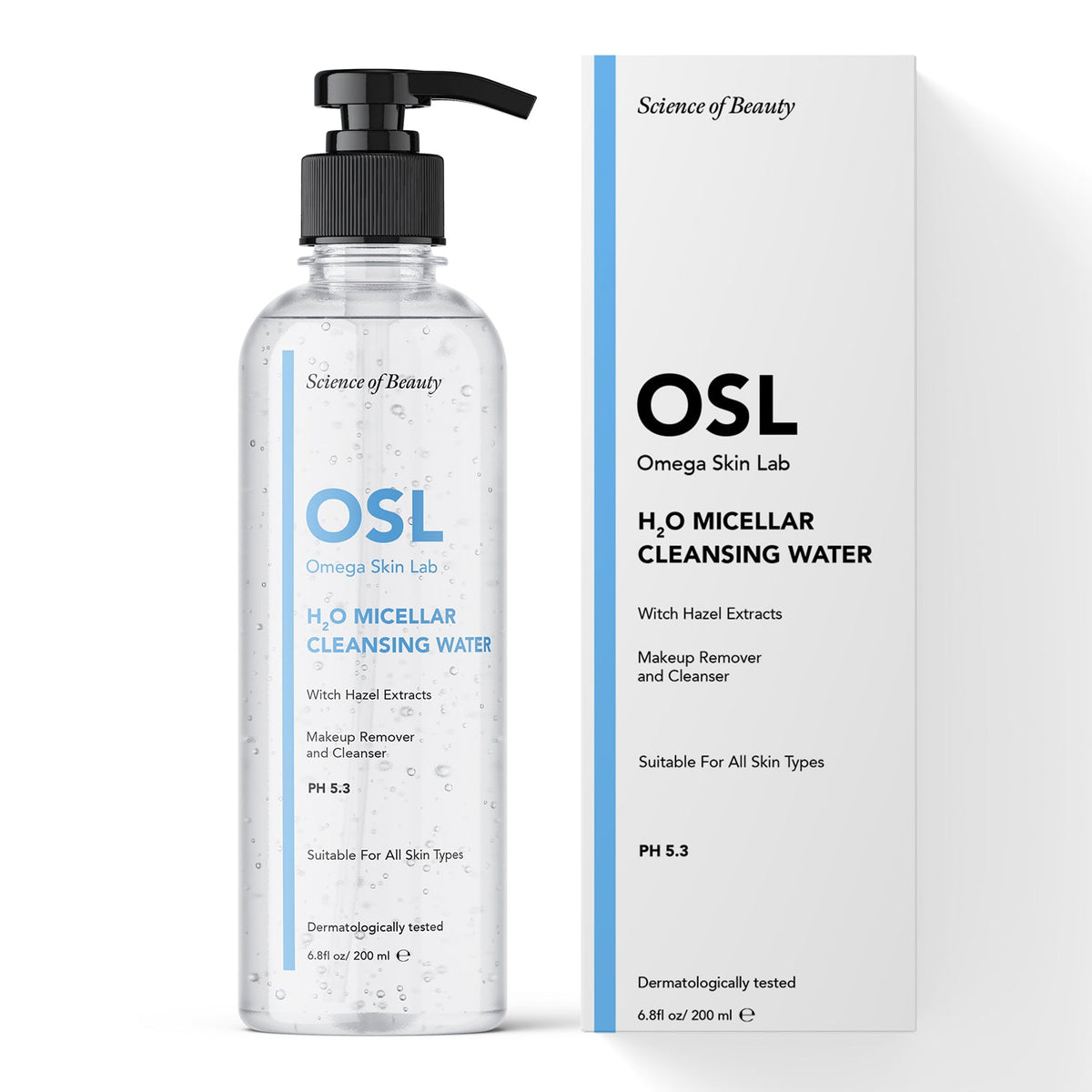 Omega Skin Lab H2O Micellar Cleansing Water