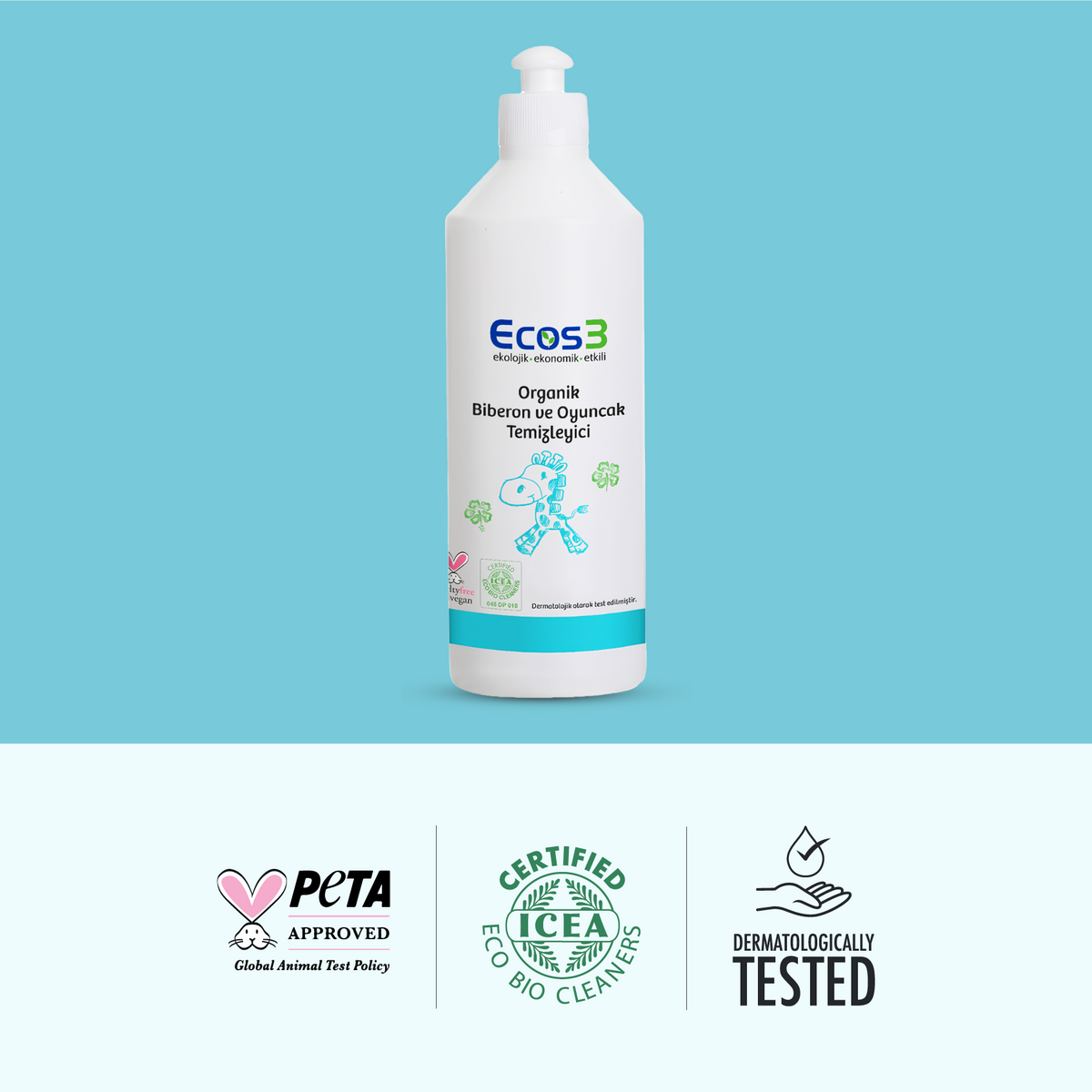 Ecos3 Organik Biberon Ve Oyuncak Temizleyici