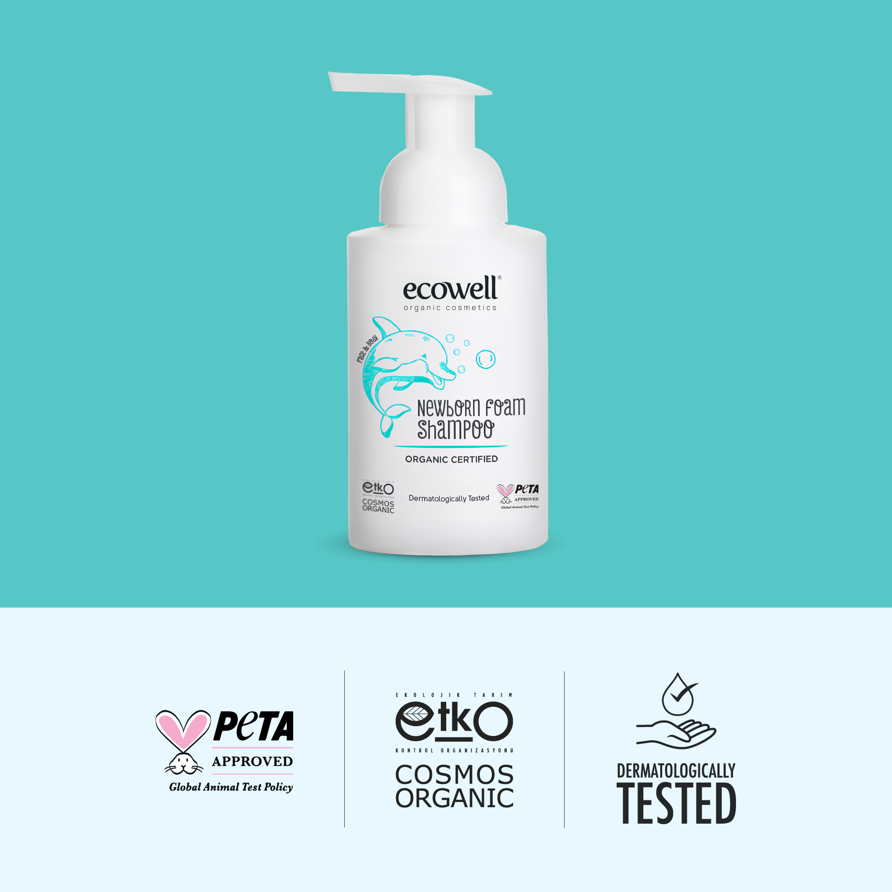 Ecowell Organic Newborn Foam Shampoo