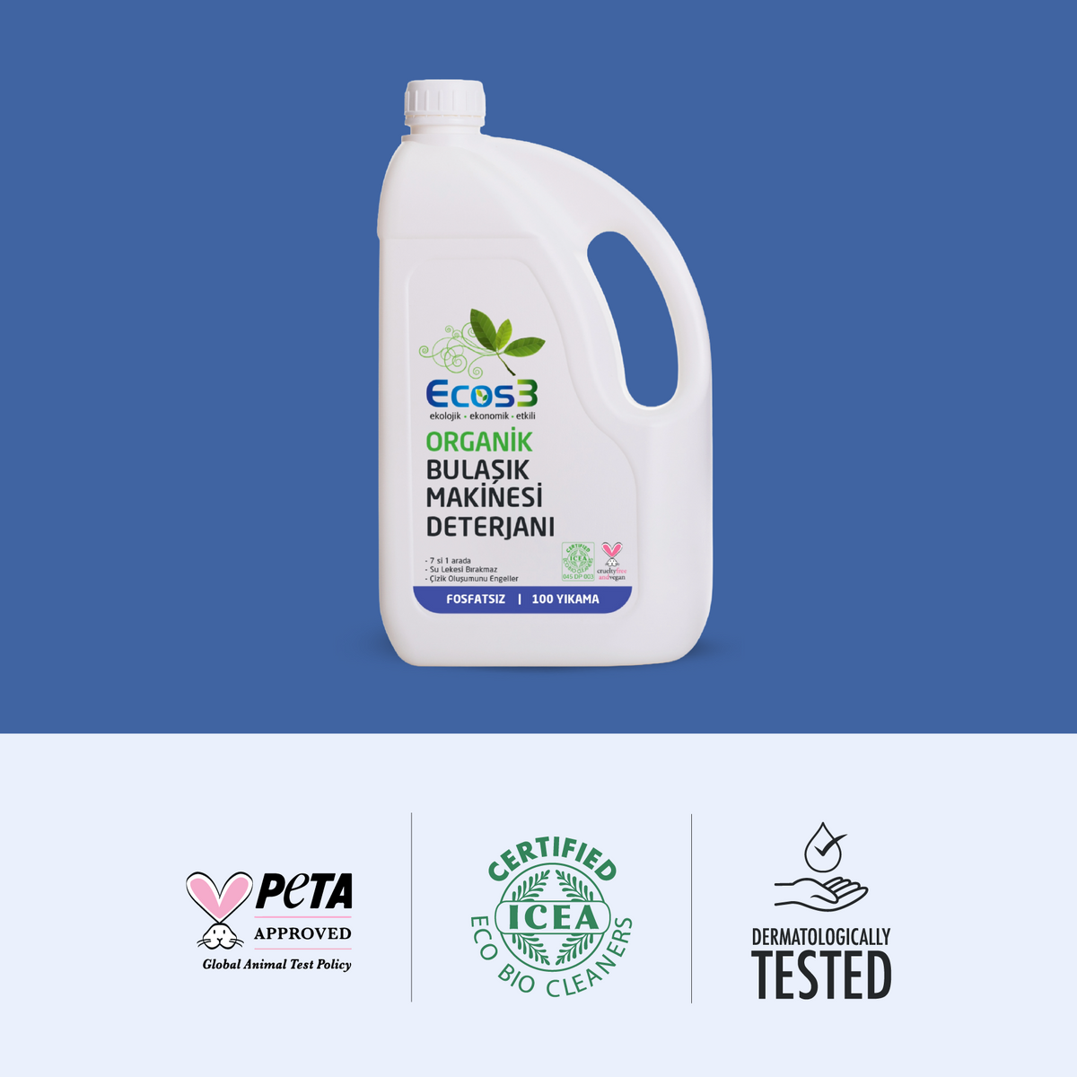 Ecos3 Organik Bulaşık Makinesi Jeli