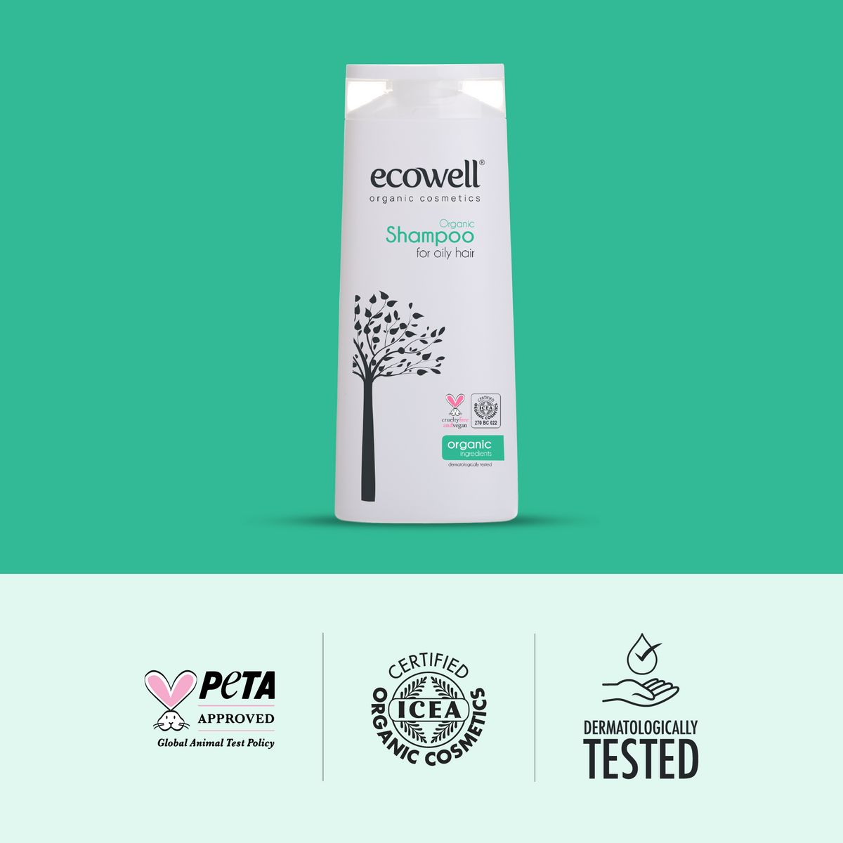 Ecowell Şampuan - Yağlı Saçlar İçin