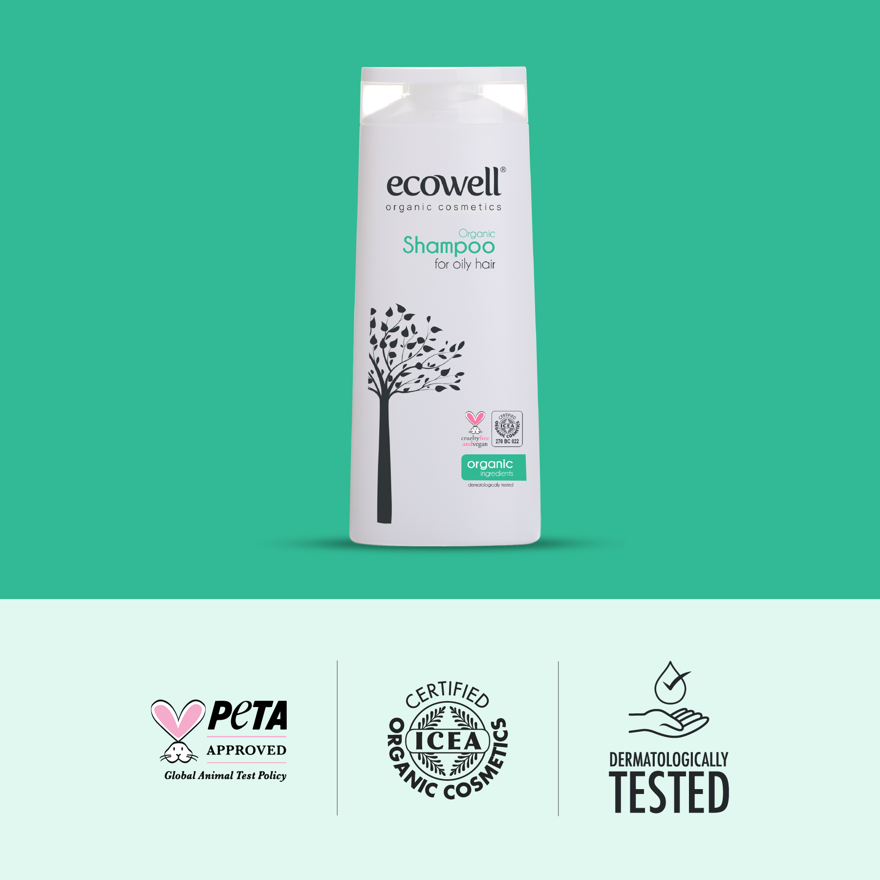 Ecowell Şampuan - Yağlı Saçlar İçin