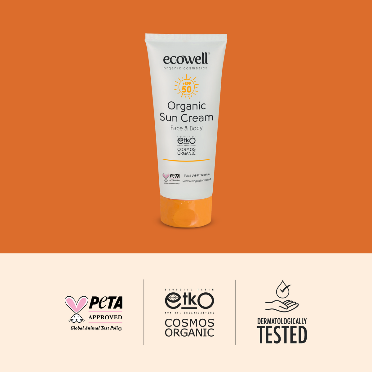Ecowell Organik Güneş Kremi 50 SPF