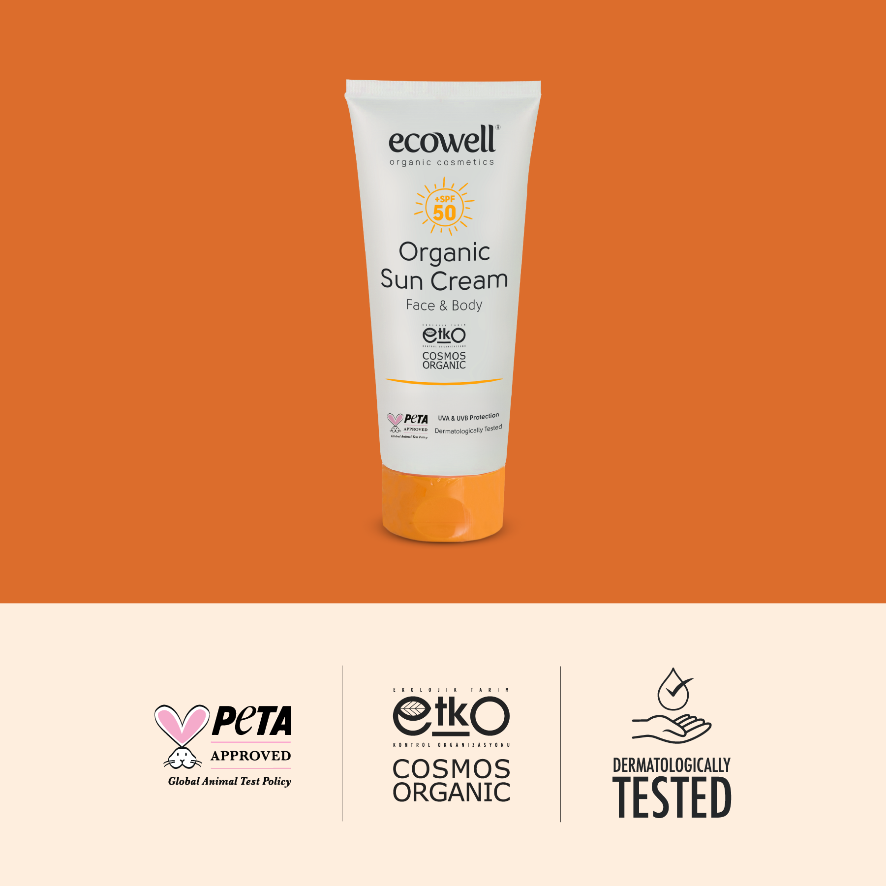 Ecowell Organik Güneş Kremi 50 SPF