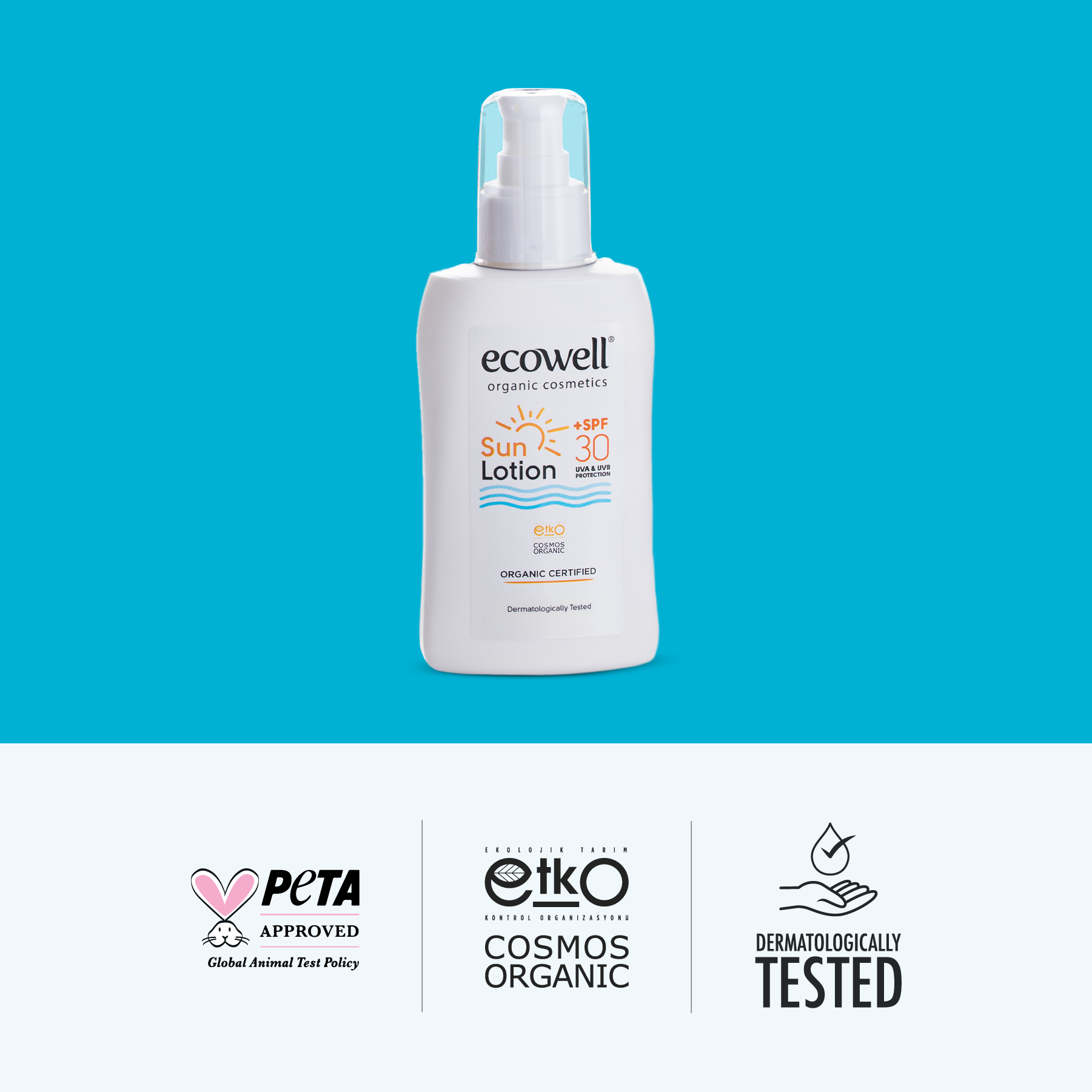 Ecowell Organik Güneş Losyonu SPF30