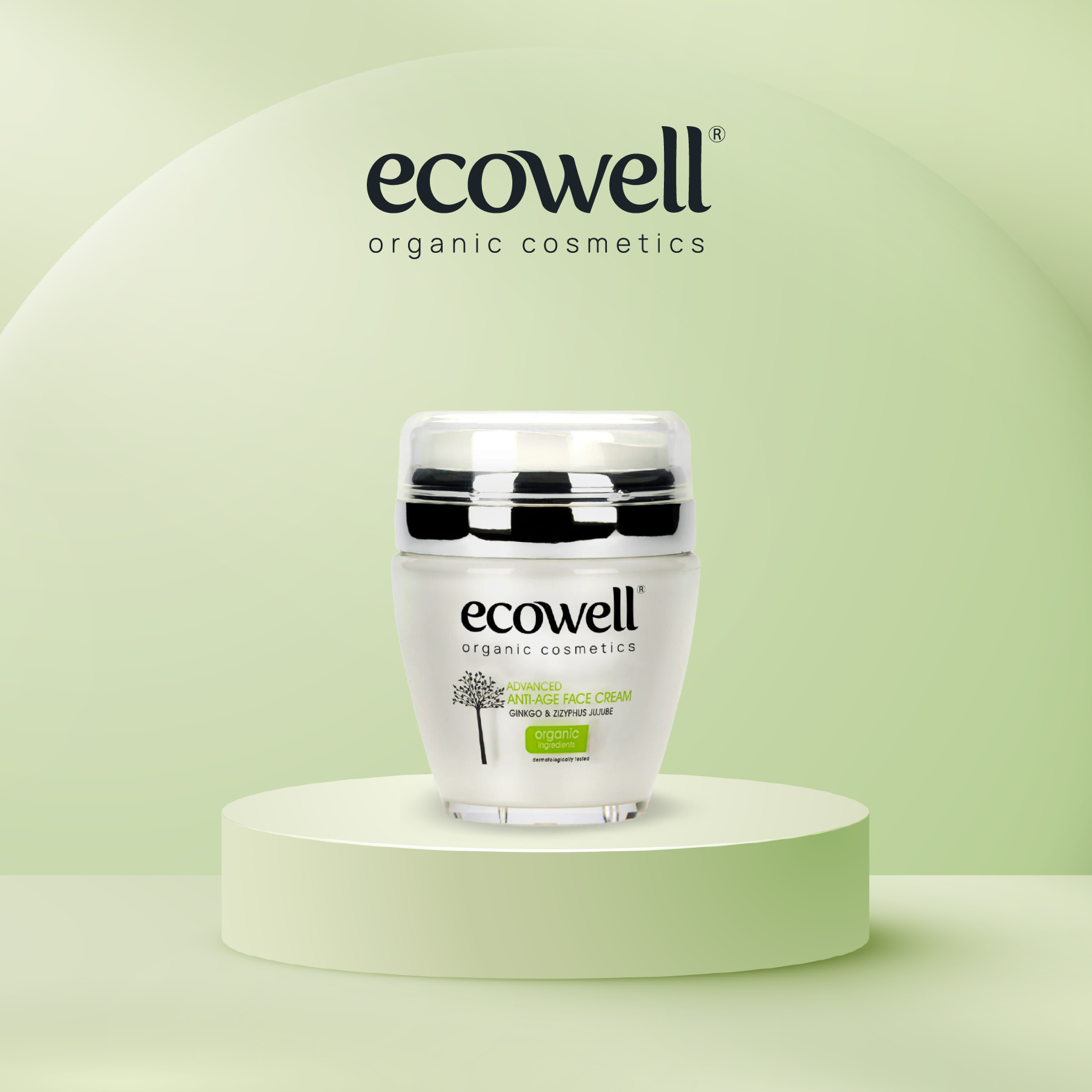 Ecowell Ginkgo Anti-Aging Facial Care Cream