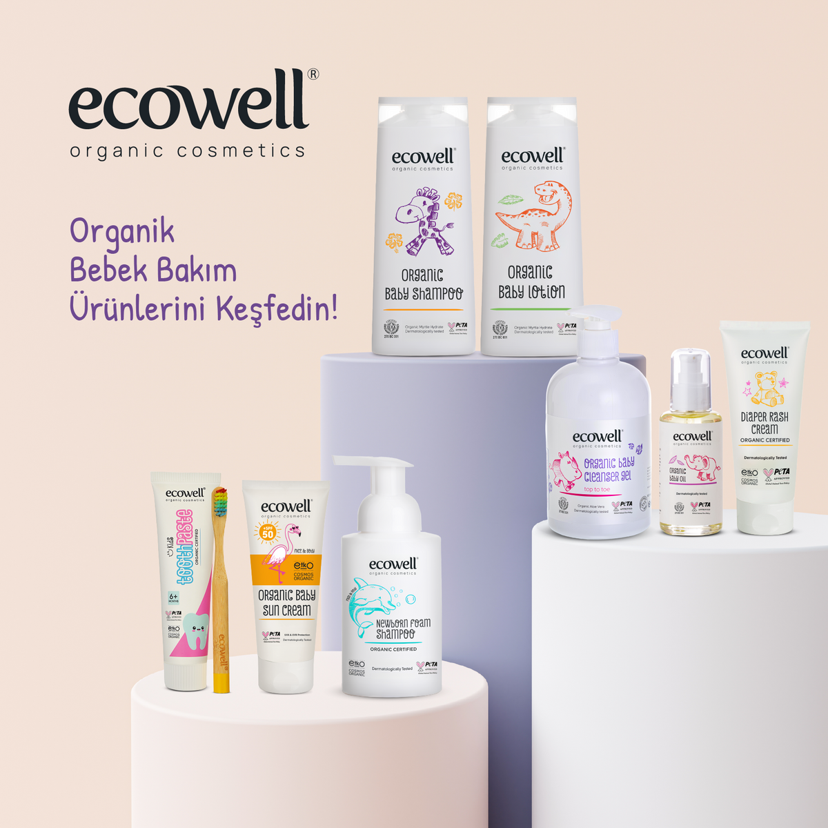 Ecowell Organik Pişik Kremi