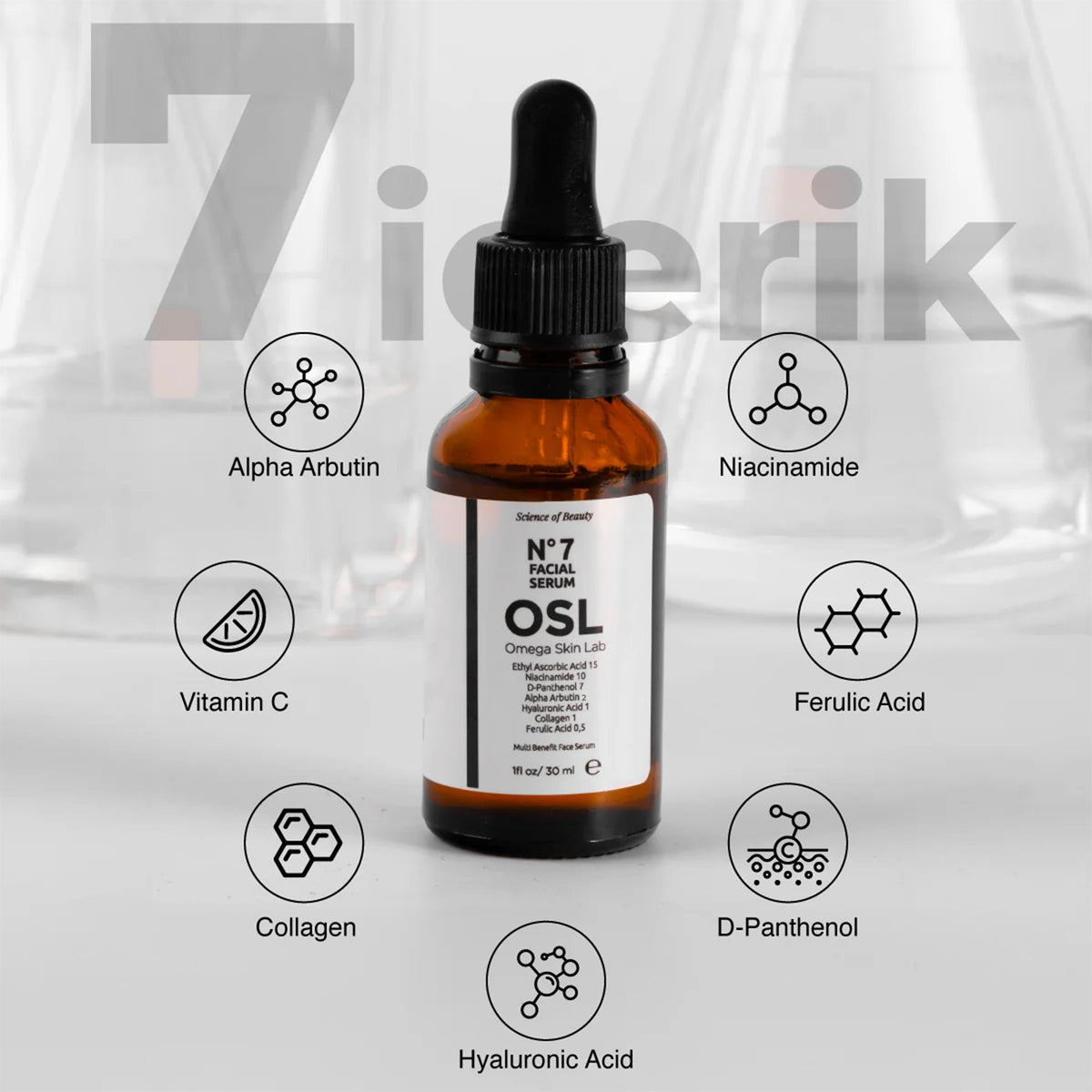 Omega Skin Lab No:7 Facial Serum