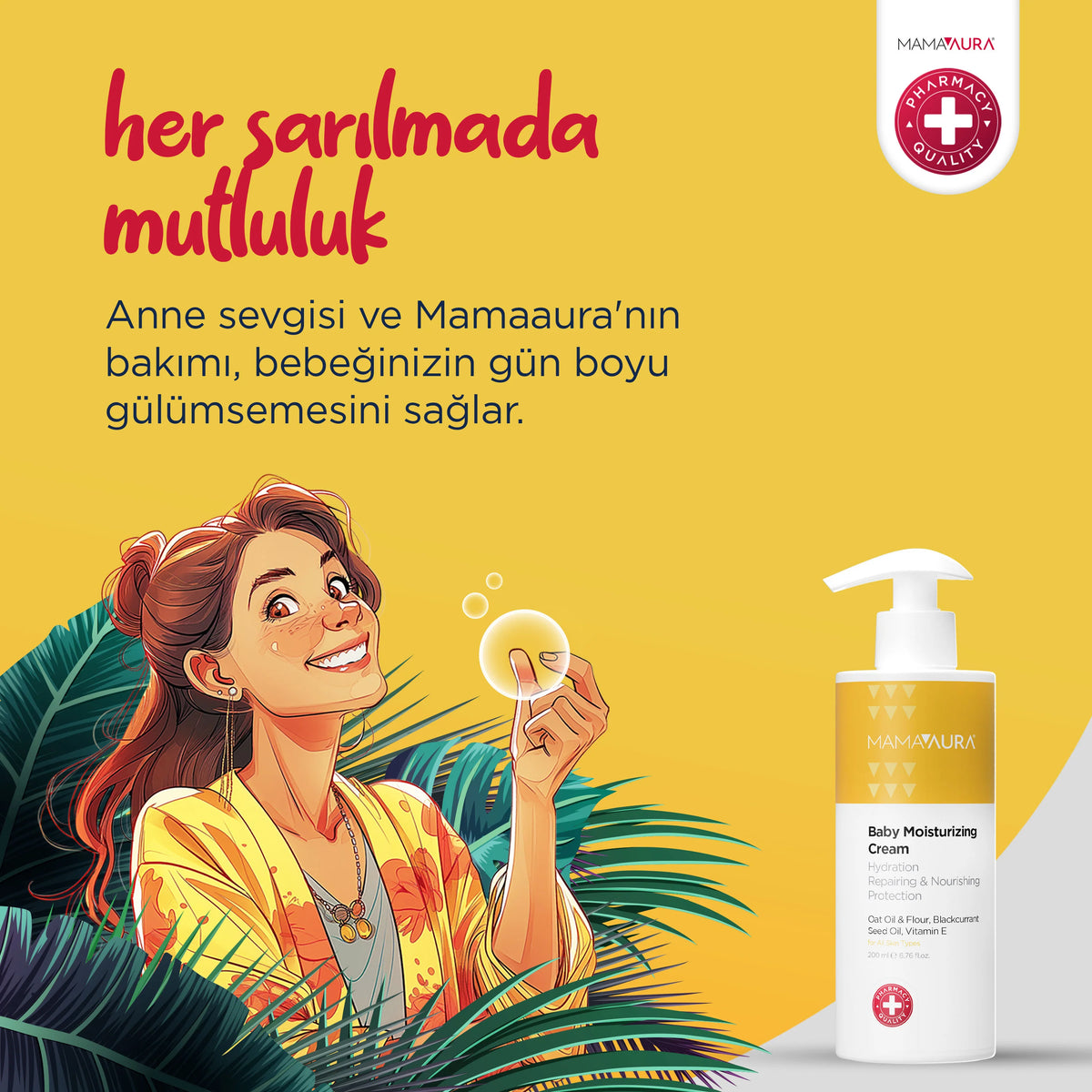 Mamaaura Baby Moisturizing Cream