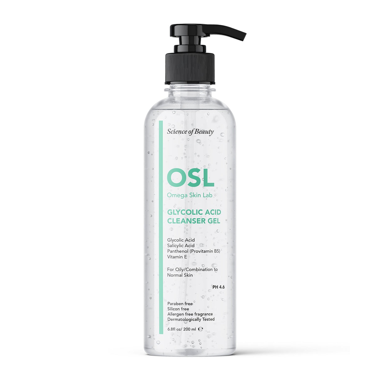 Omega Skin Lab Glycolic Acid Cleanser Gel