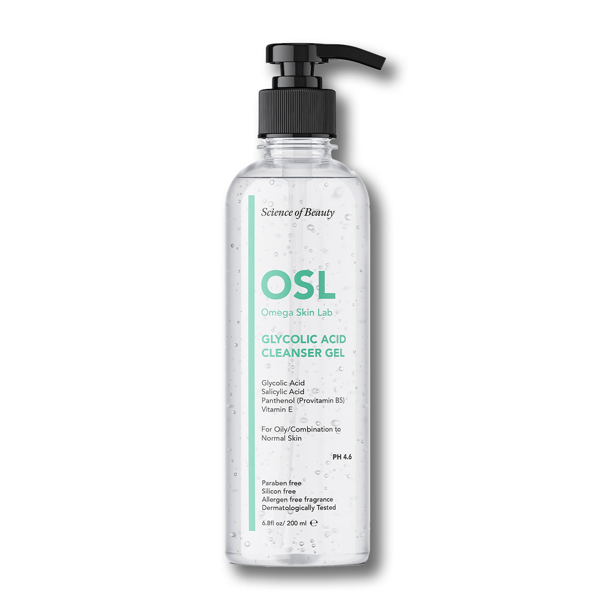 Omega Skin Lab Glycolic Acid Cleanser Gel