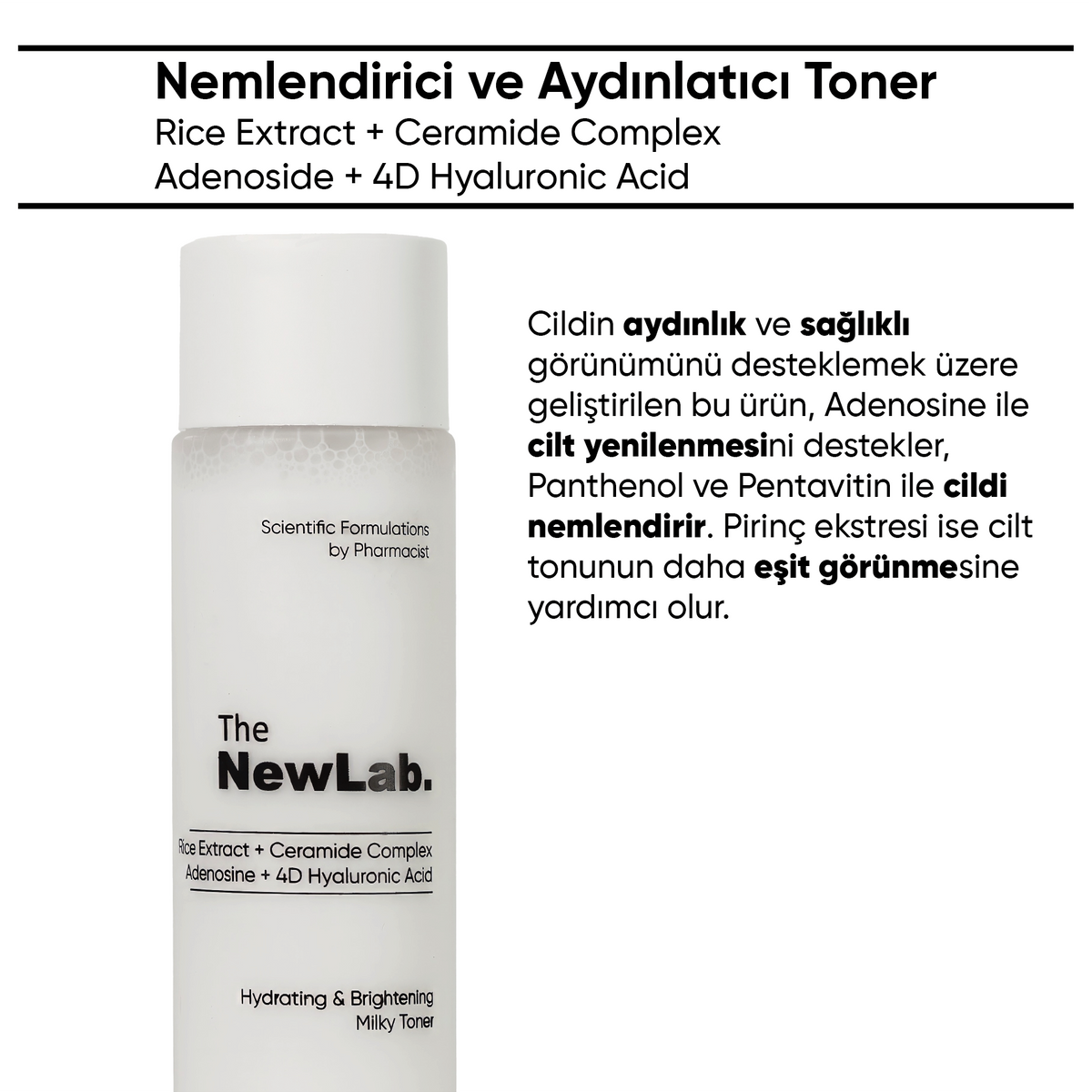 The NewLab Nemlendirici ve Aydınlatıcı Toner
