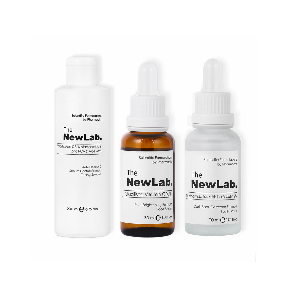 The NewLab Leke Önleyici, Aydınlatıcı ve Gözenek Sıkılaştırıcı Cilt Bakım Seti