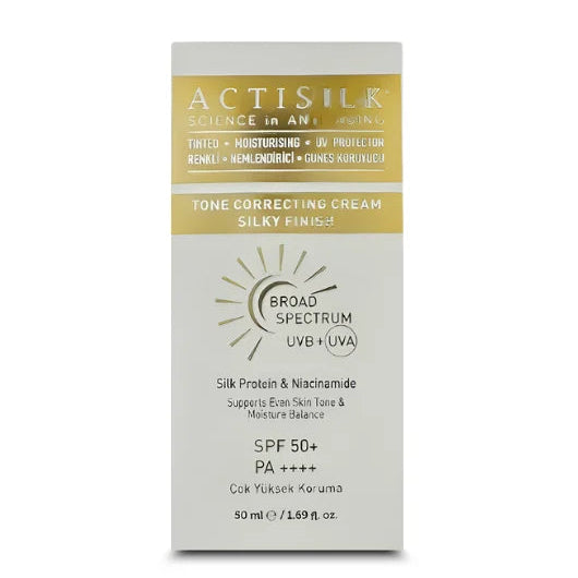 Actisilk Tone Correcting Cream Silky Finish SPF50