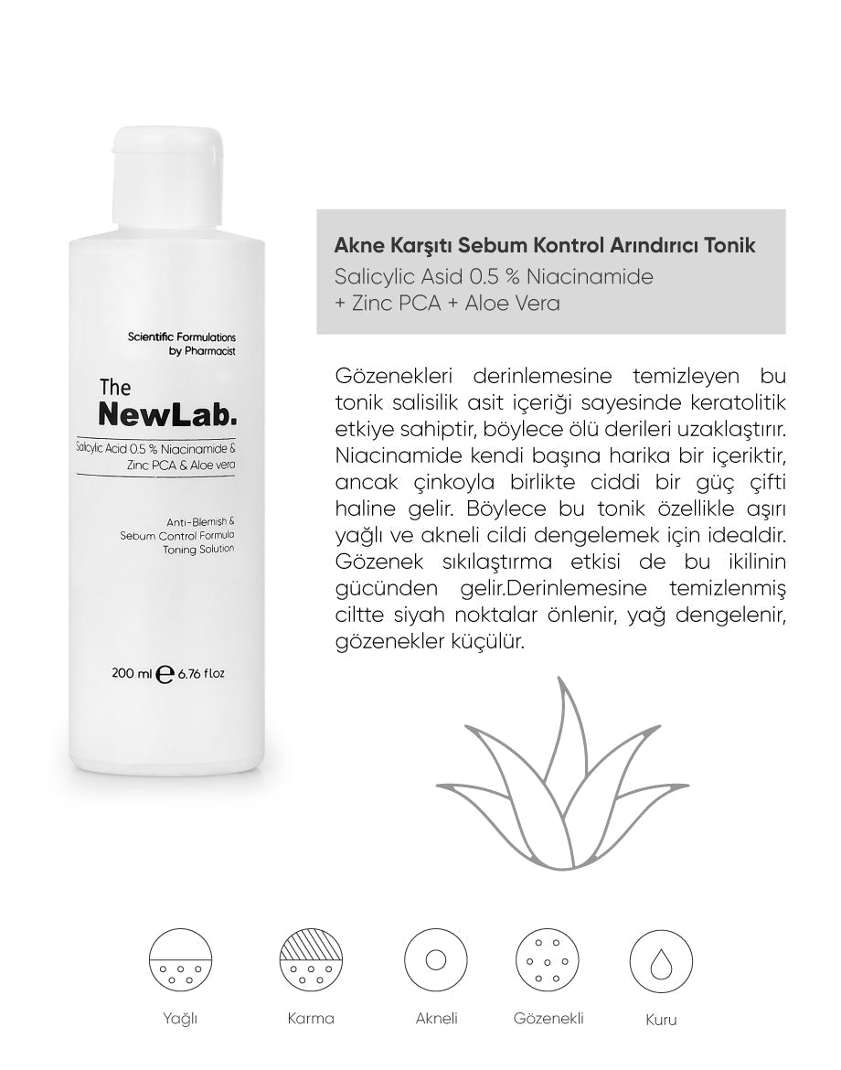 The NewLab Leke Önleyici, Aydınlatıcı ve Gözenek Sıkılaştırıcı Cilt Bakım Seti
