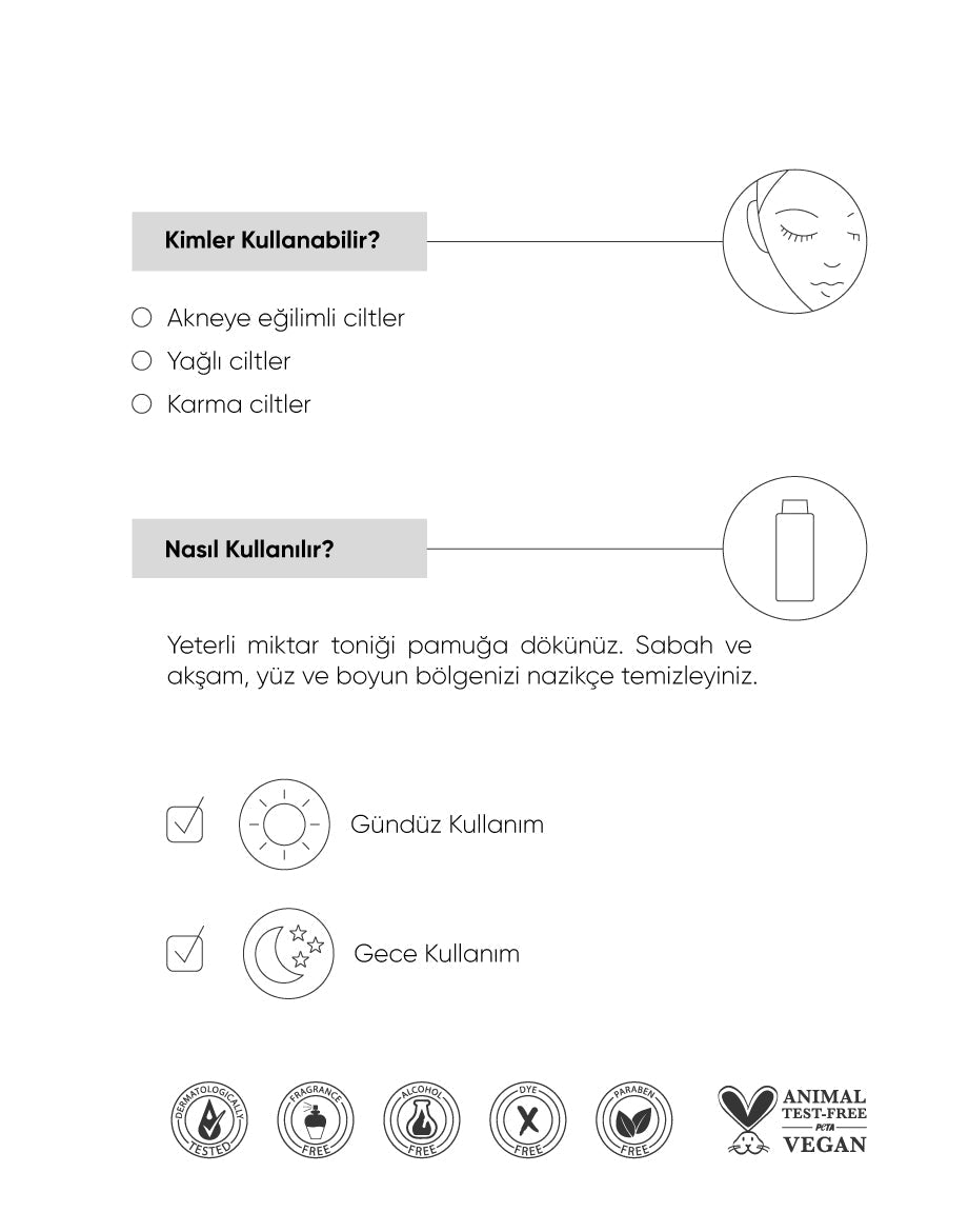 The NewLab Akne Karşıtı & Sebum Kontrol Arındırıcı Tonik